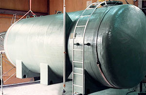 Cylindrical horizontal tank